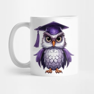Purple Owl Graduation Mug